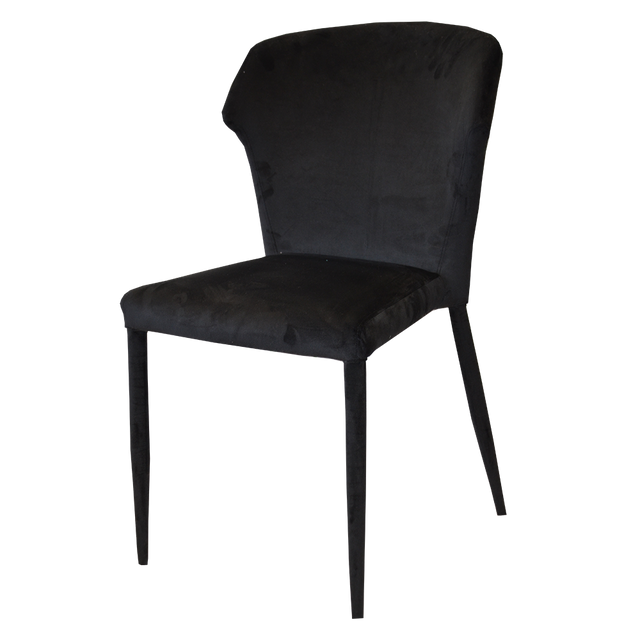 Osaka Velvet Black Chair
