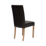 Marianna (Brown) Leather Dining Chair - BYCAST