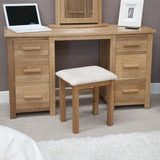Opus Twin Pedestal Dressing Table and Stool