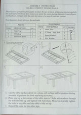 Deluxe Twin Leaf Extending Table 1500+(2x400) X 900