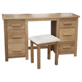 Opus Twin Pedestal Dressing Table and Stool