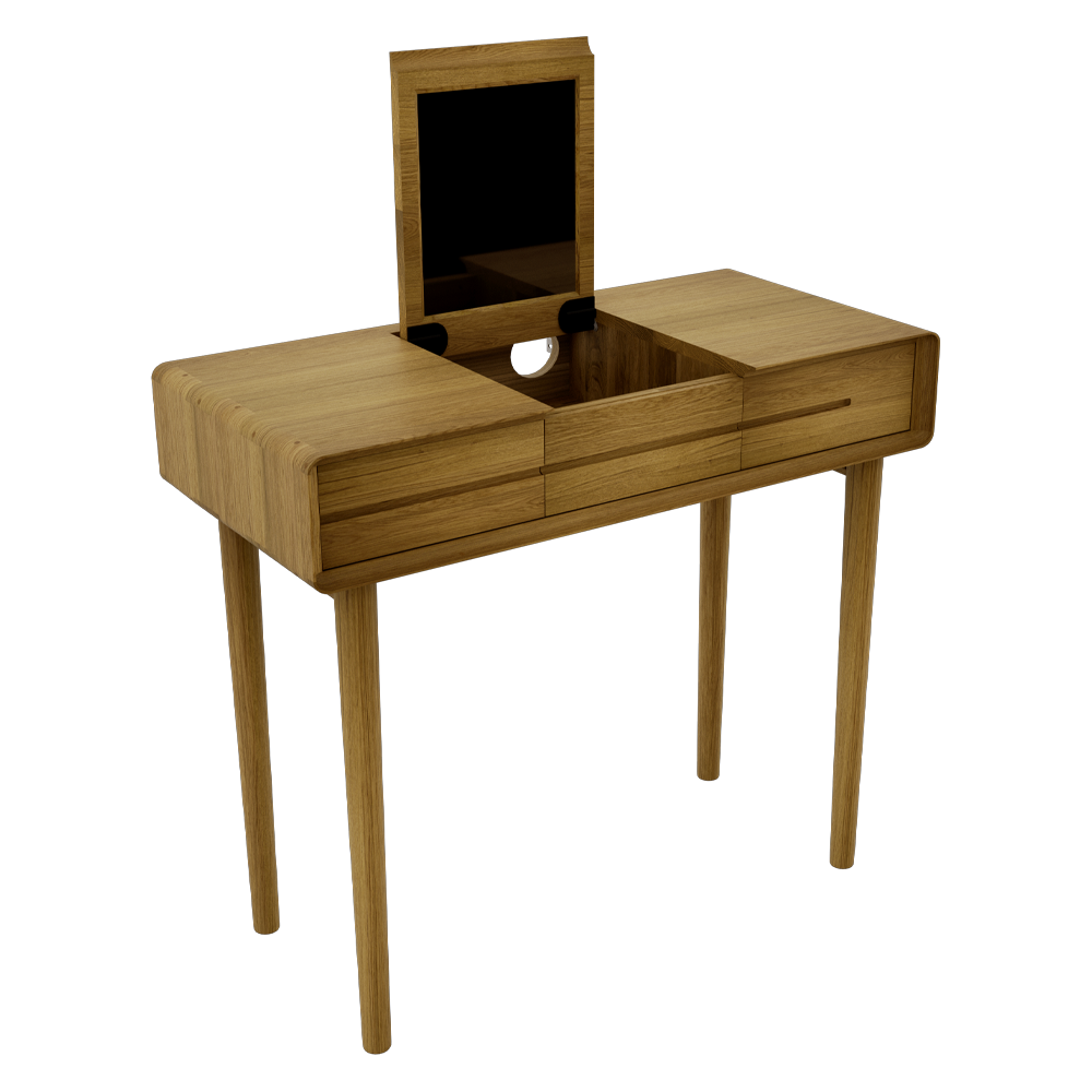 Scandic dressing table with mirror