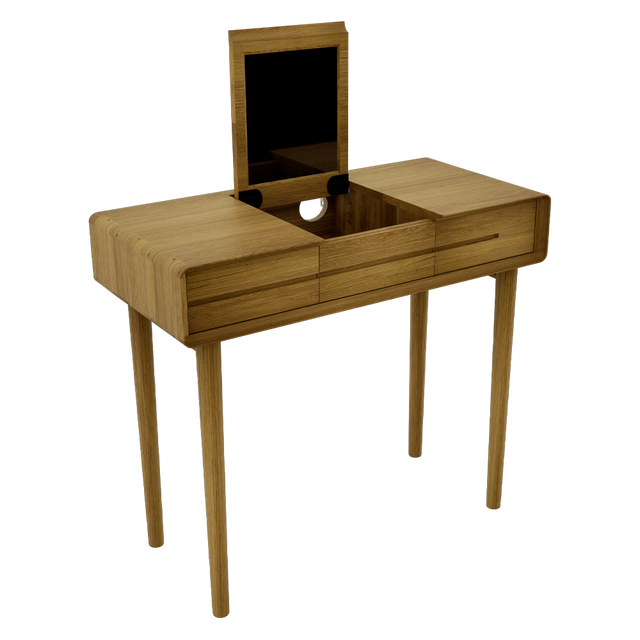 Scandic dressing table with mirror