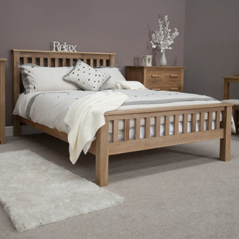 Opus Double Bed - High foot end
