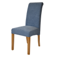 Naples Denim Chair (Oak legs)