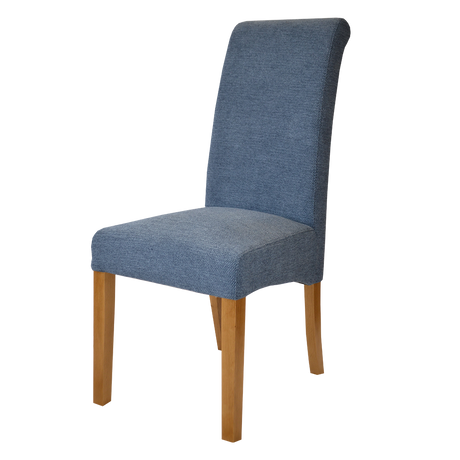 Naples Denim Chair (Oak legs)