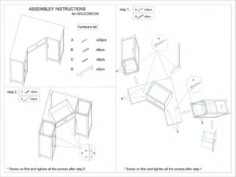Opus Corner Computer Desk