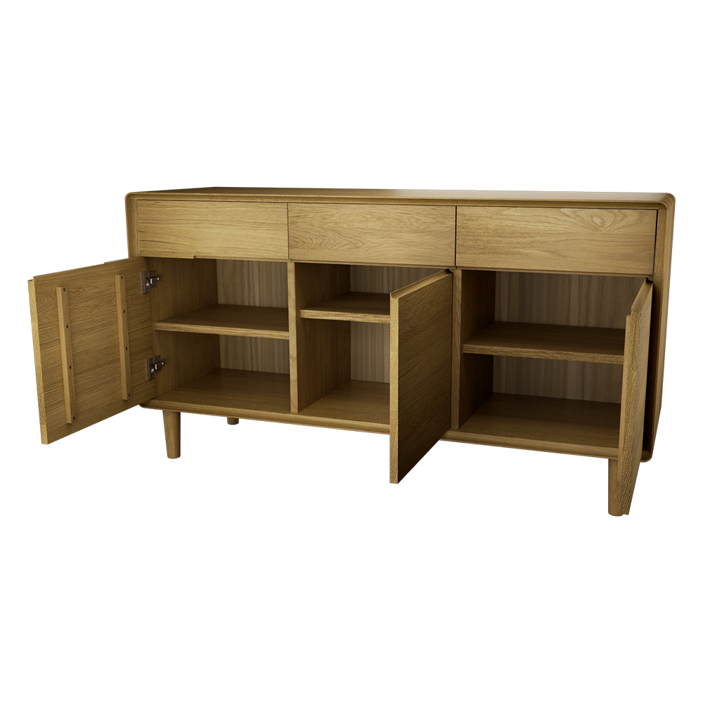 Scandic 3 Door Large sideboard