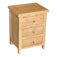 Como 3 Drawer Bedside Cabinet