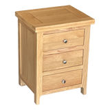 Como 3 Drawer Bedside Cabinet
