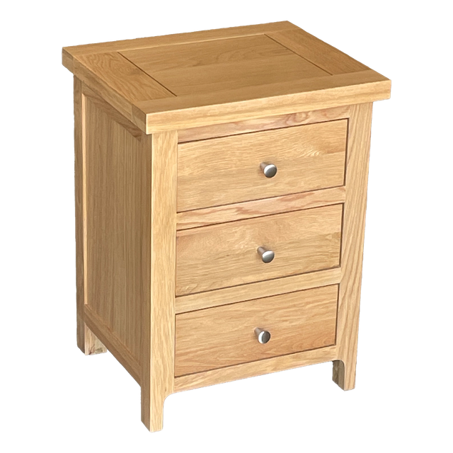 Como 3 Drawer Bedside Cabinet