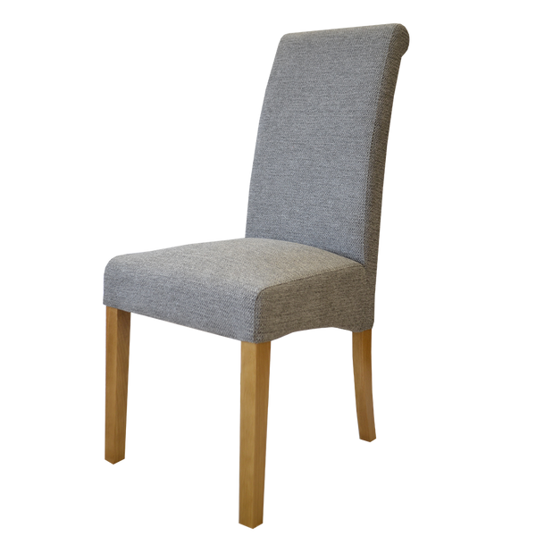 Naples Grey Chair (Oak legs)