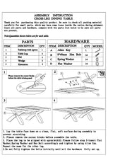 Deluxe Super X Leg Extending Table 2400+(2x500)