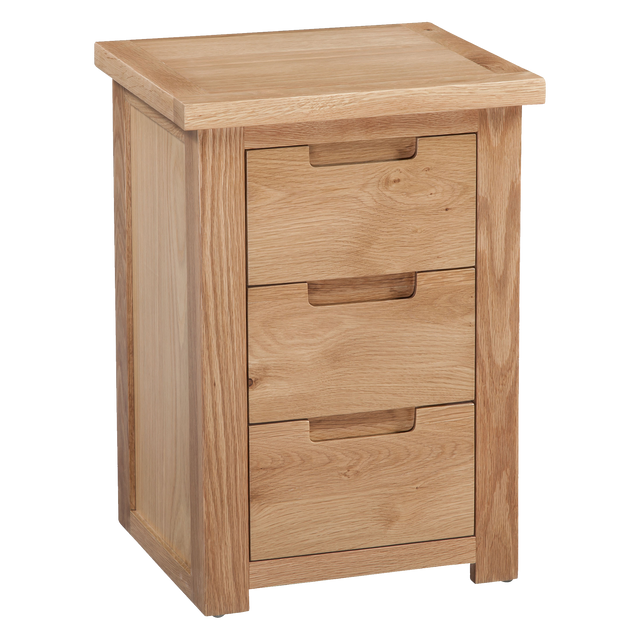 Moderna 3 Drawer Bedside