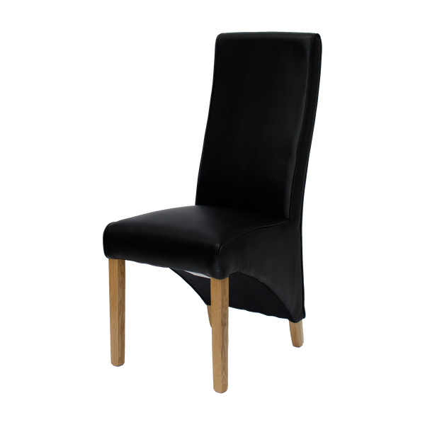 Wave Noir Dining Chair - MATT BONDED