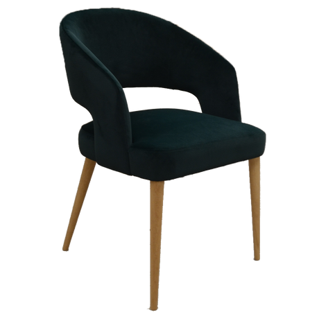 Genoa Green Chair (Round oak Legs)