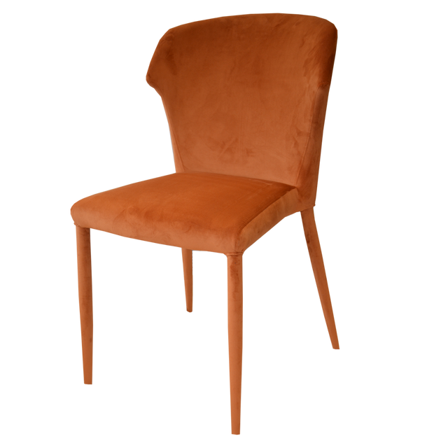Osaka Velvet Orange Chair