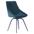 Porto Green Swivel Chair (Metal Legs)