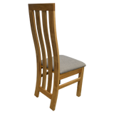 Paris Dining Chair with Grey Fabric Pad *NEW*