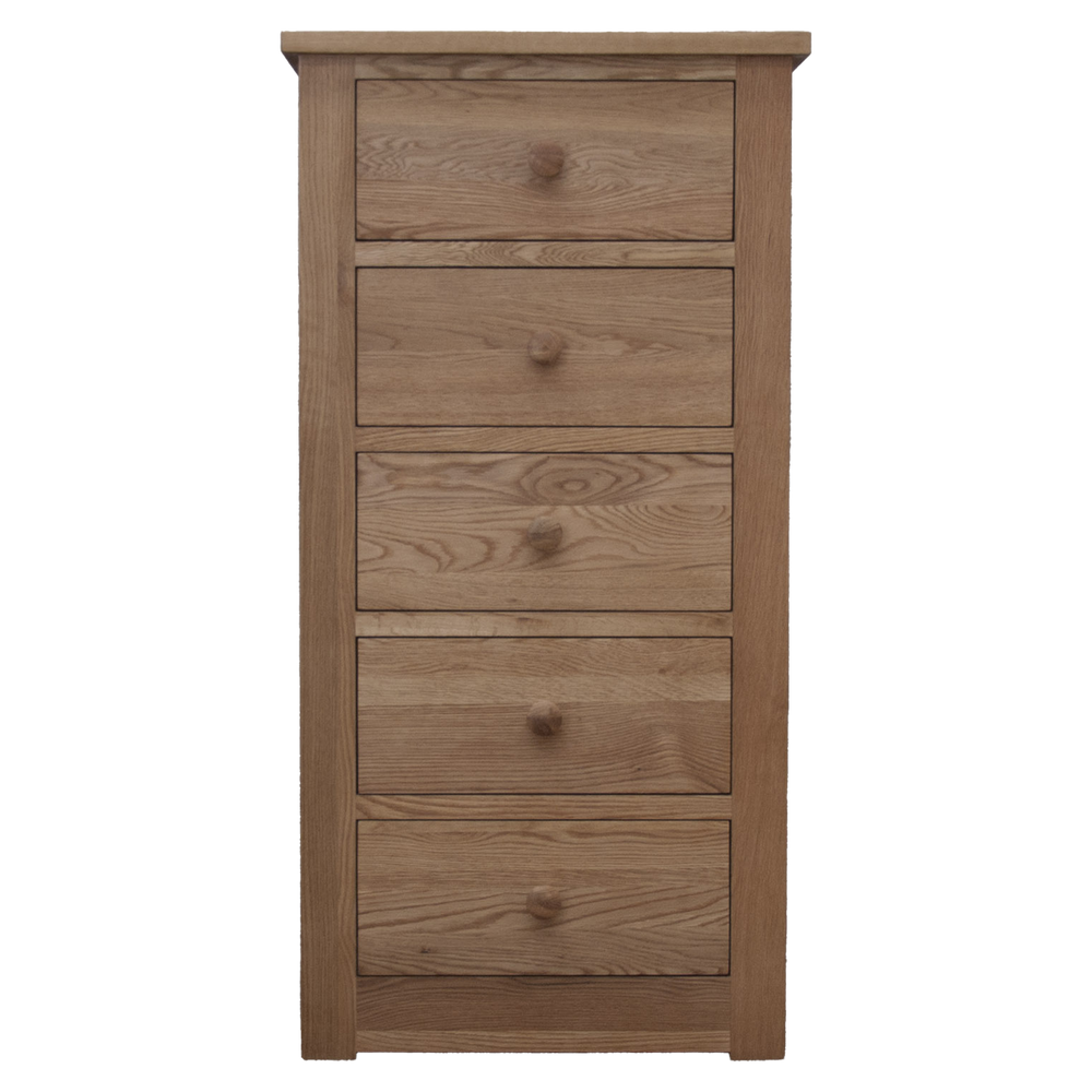 Torino 5 Drawer Narrow Chest