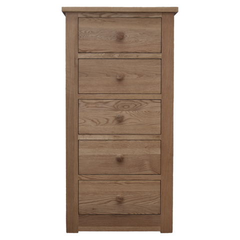 Torino 5 Drawer Narrow Chest