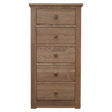Torino 5 Drawer Narrow Chest