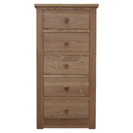 Torino 5 Drawer Narrow Chest