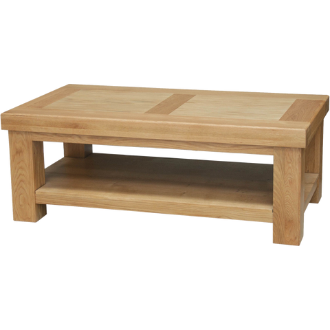 Bordeaux 4 x 2 Coffee Table with shelf