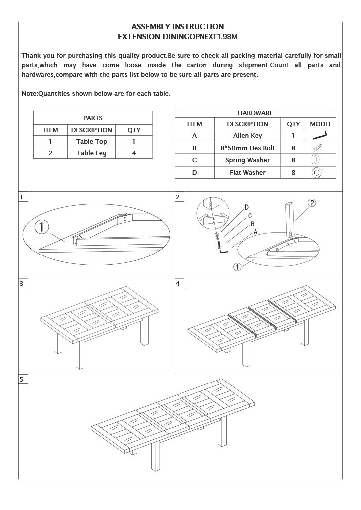 Opus Extending Dining Table