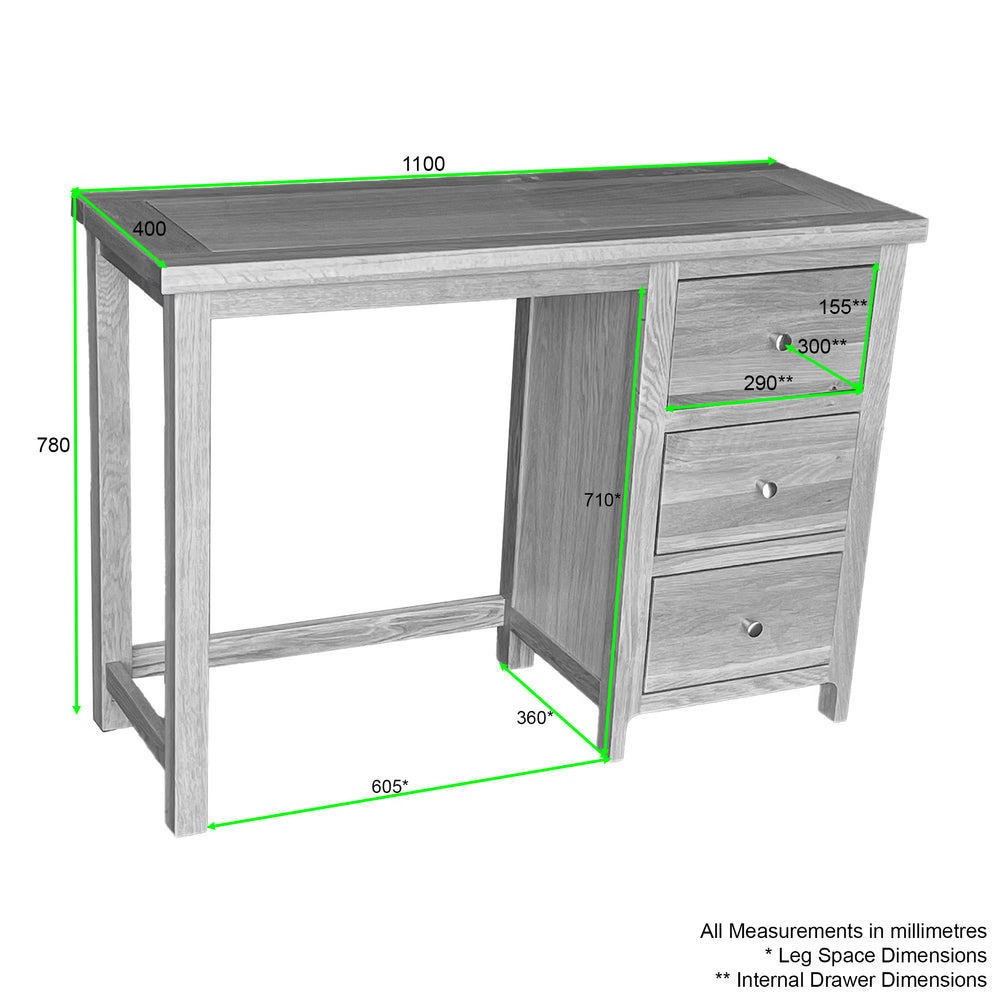 Como Dressing Table with Stool