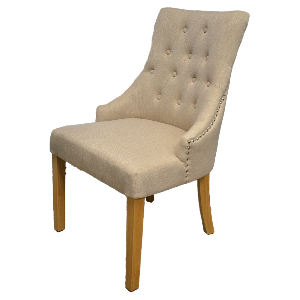 Windsor chair in OATMEAL fabric
