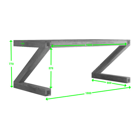 6 X 3 Z Dining Table