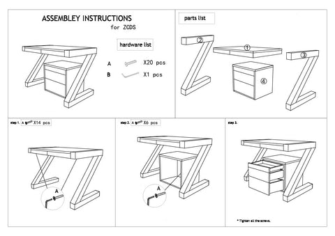 Z Small Computer Desk