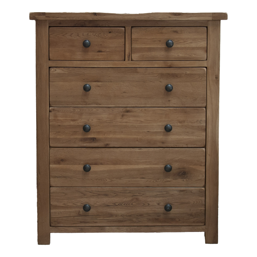 Rustic Oak 2 over 4 Chest