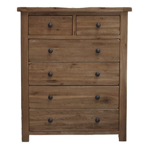 Rustic Oak 2 over 4 Chest