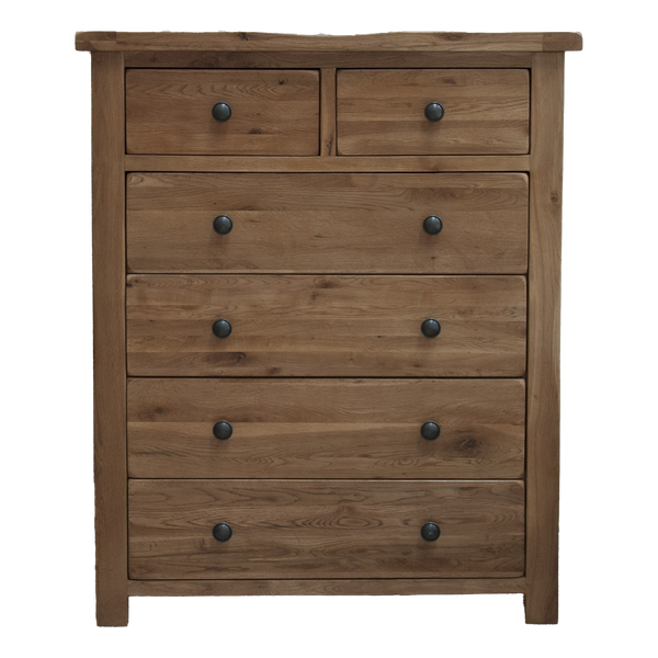 Rustic Oak 2 over 4 Chest