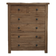 Rustic Oak 2 over 4 Chest