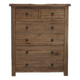 Rustic Oak 2 over 4 Chest