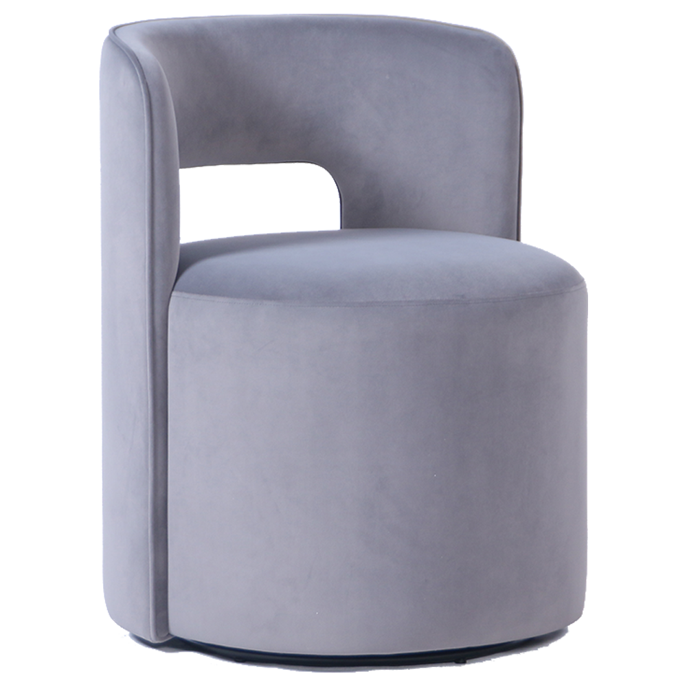 Cadiz Grey Swivel Luxury Chair