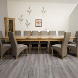 Deluxe Twin Leaf Extending Table 2400+(2x500) X 1100