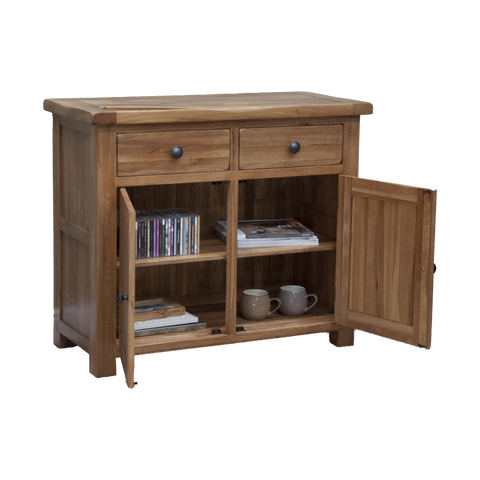 Rustic Oak Small Sideboard