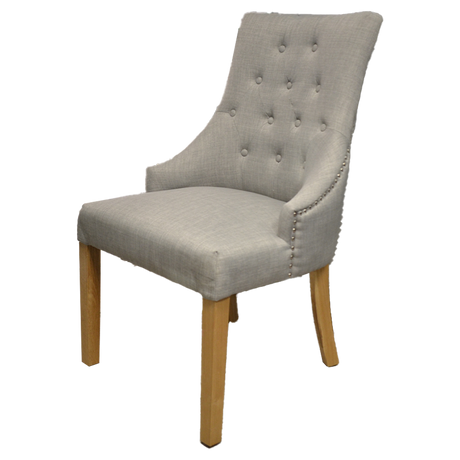 Windsor chair in GREY fabric