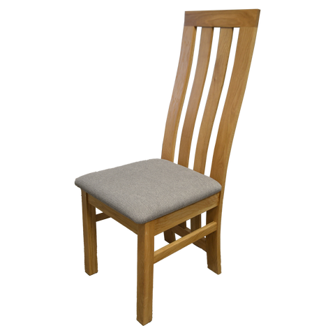Paris Dining Chair with Grey Fabric Pad *NEW*