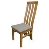 Paris Dining Chair with Grey Fabric Pad *NEW*