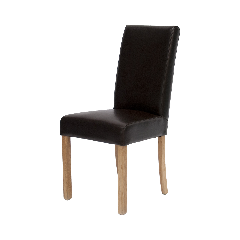 Marianna (Brown) Leather Dining Chair - BYCAST