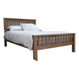 Rustic Oak Double Bed