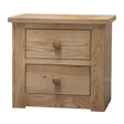 Torino 2 Drawer Narrow Bedside Cabinet