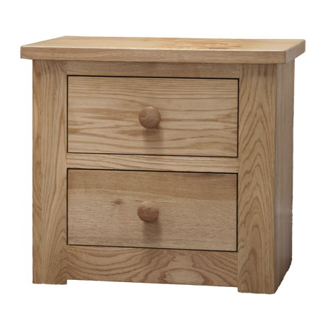 Torino 2 Drawer Narrow Bedside Cabinet