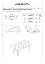 Bordeaux Dining Table - 6' x 3'