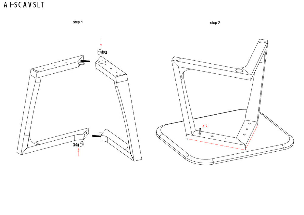Scandic V - Small Lamp Table